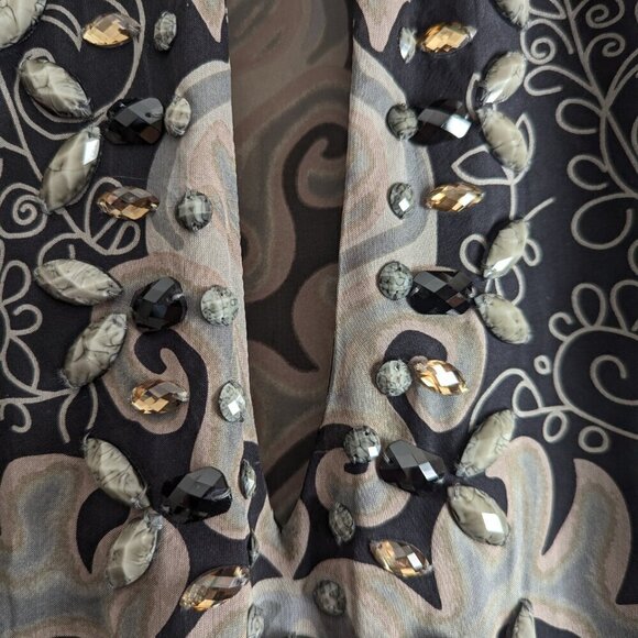 Hale Bob silk embellished tunic - Picture 4 of 8